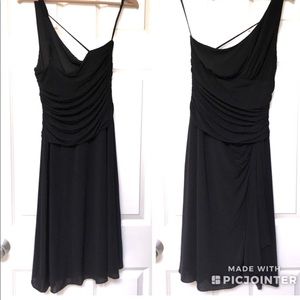 BCBGMaxazria Shoulder Ruched Cocktail Dress XS